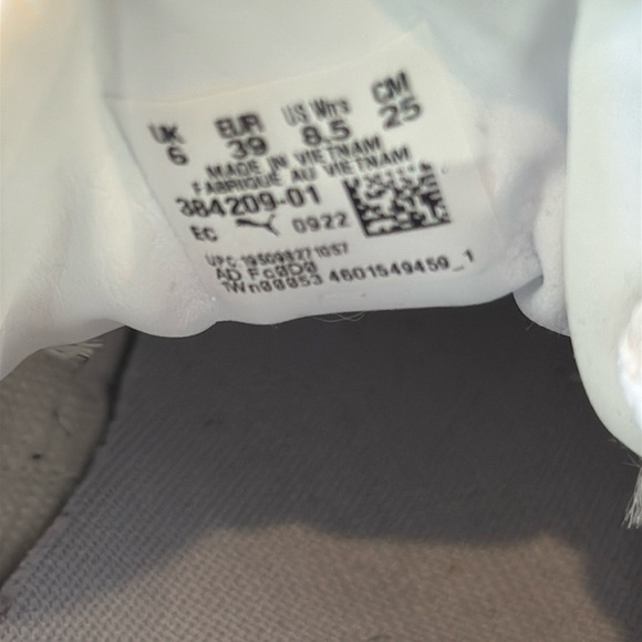 Puma Mayze Wns Classic White Platform Sneakers Size 8.5 - Picture 13 of 15